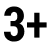 3+